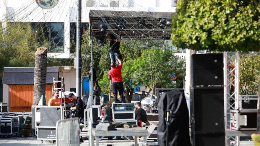 Instalación de Sonitec para el último Flower Power. | TONI ESCOBAR