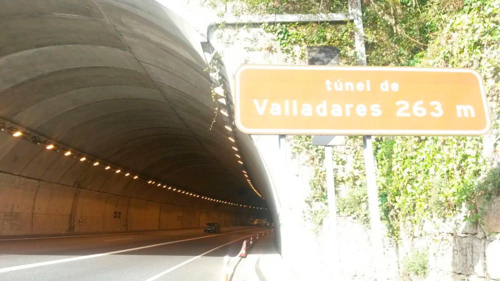 Así fue el simulacro en el túnel de Valadares de V