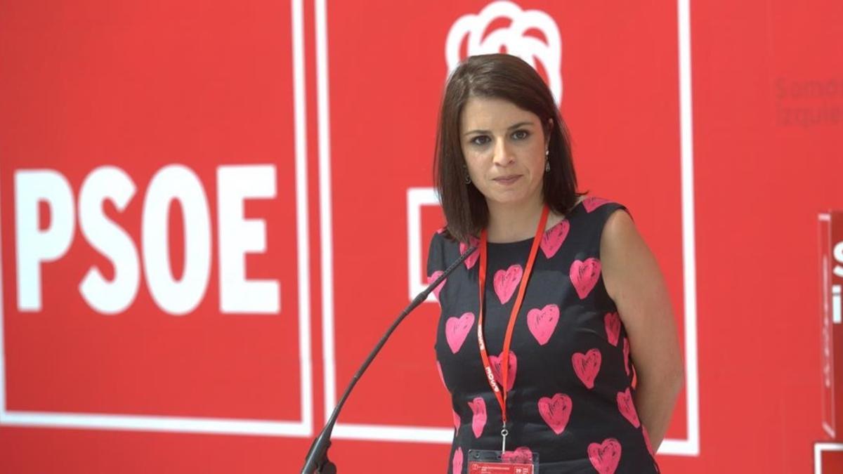 La vicesecretaria general del PSOE, Adriana Lastra.