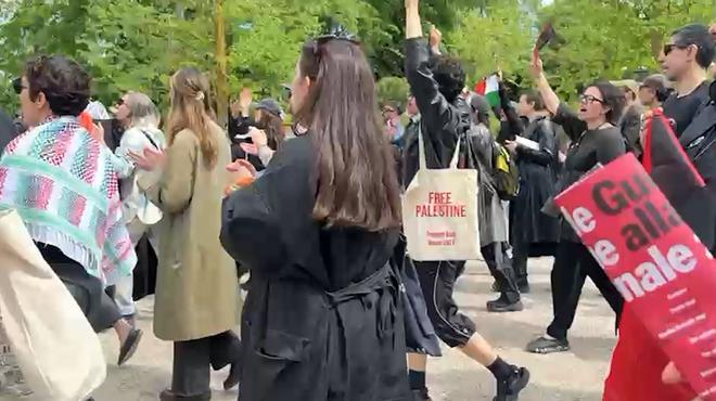 Una manifestación contra la guerra de Gaza recorre una Bienale de Arte de Venecia muy politizada