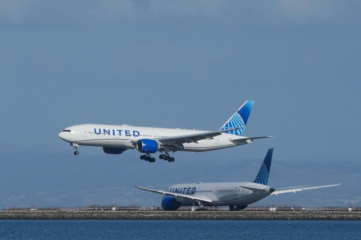 Un avión de United Airlines