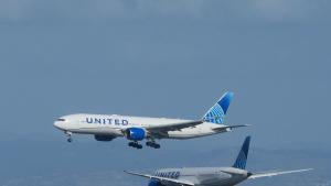 Un avión de United Airlines
