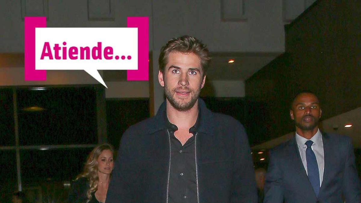 Liam Hemsworth de la mano con una rubia (y sabemos quién es).