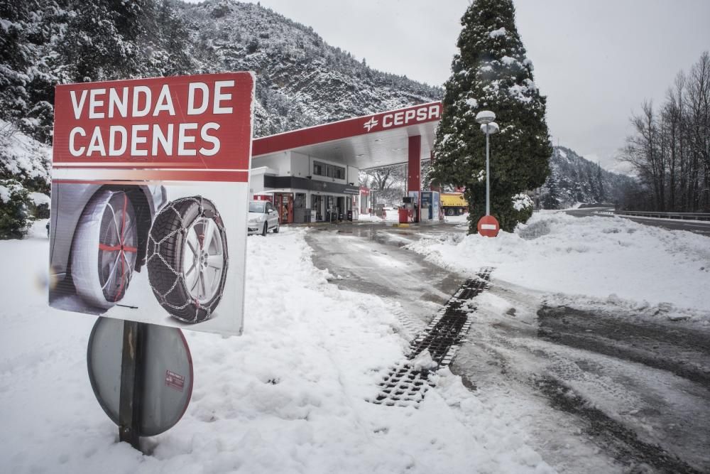 Fotos de la nevada a la Catalunya Central