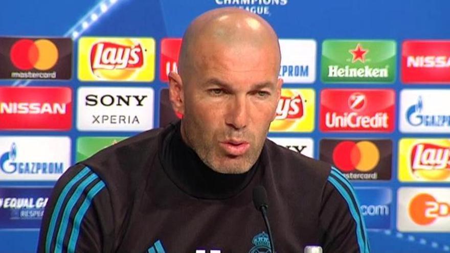 Zidane: "No podemos cagarnos en los pantalones"