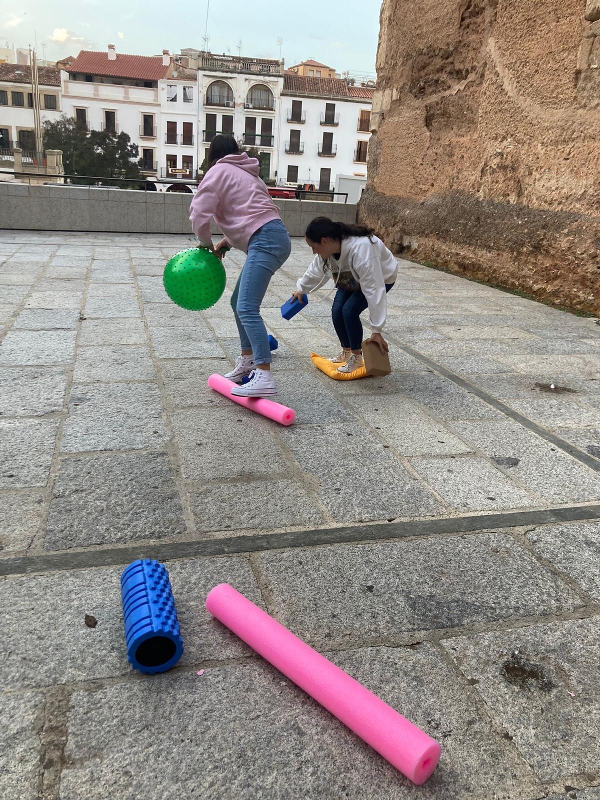 Terapia. Replicando actividades de integración sensorial.