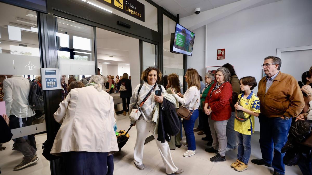 Terminal de llegadas del aeropuerto de Córdoba.