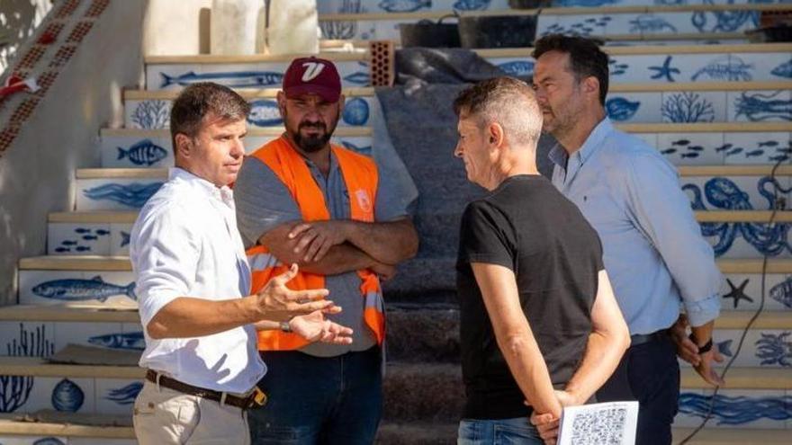 Mejoran el acceso al paseo marítimo de Marbella con una obra inspirada en el mar