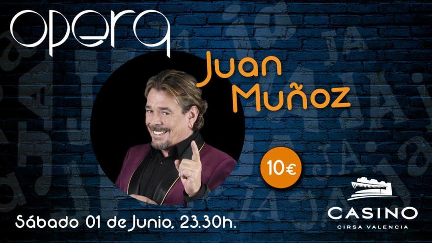 Juan Muñoz, de &#039;Cruz y Raya&#039;, en Casino Cirsa Valencia.