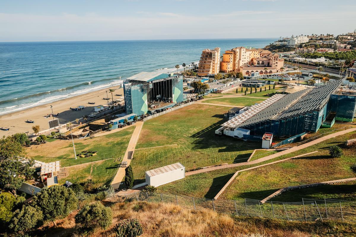 El escenario de la loma del Marenostrum Fuengirola