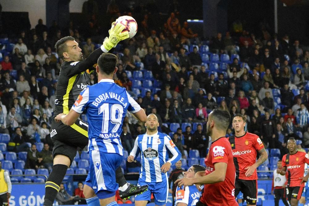 El Dépor le gana al Mallorca 1-0 en el descuento