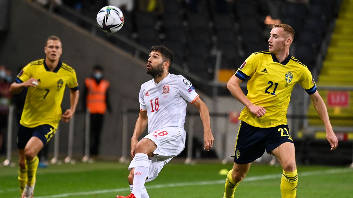 Jordi Alba, ante Suecia