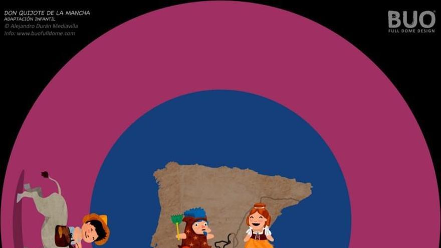 Fotograma de la película para niños «Don Quijote»