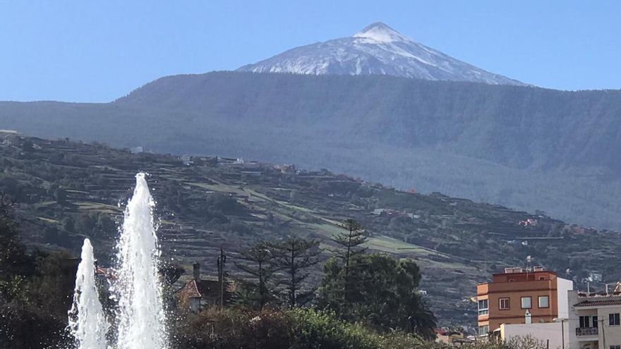 Nieve en El Teide