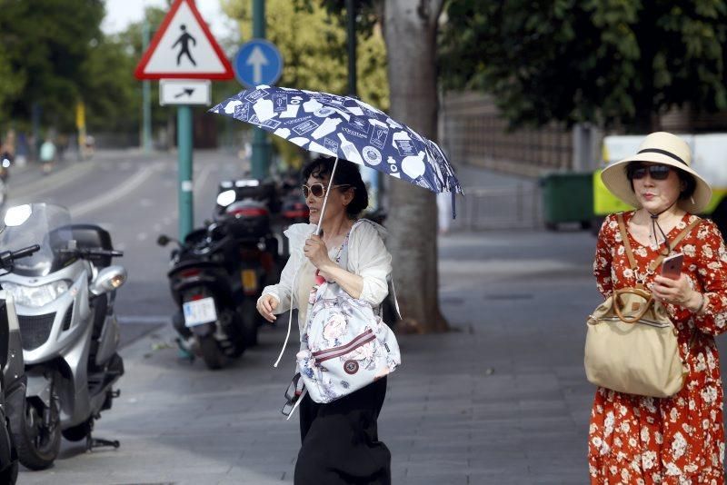 El calor ahoga Zaragoza