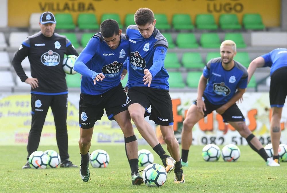 Entrenamiento del Deportivo en Vilalba 8 de agosto