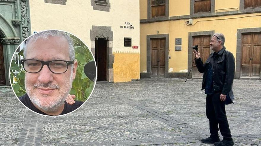 Spencer Tunick, pillado y vestido en Las Palmas de Gran Canaria: el famoso fotógrafo de desnudos pasa unos días en la isla