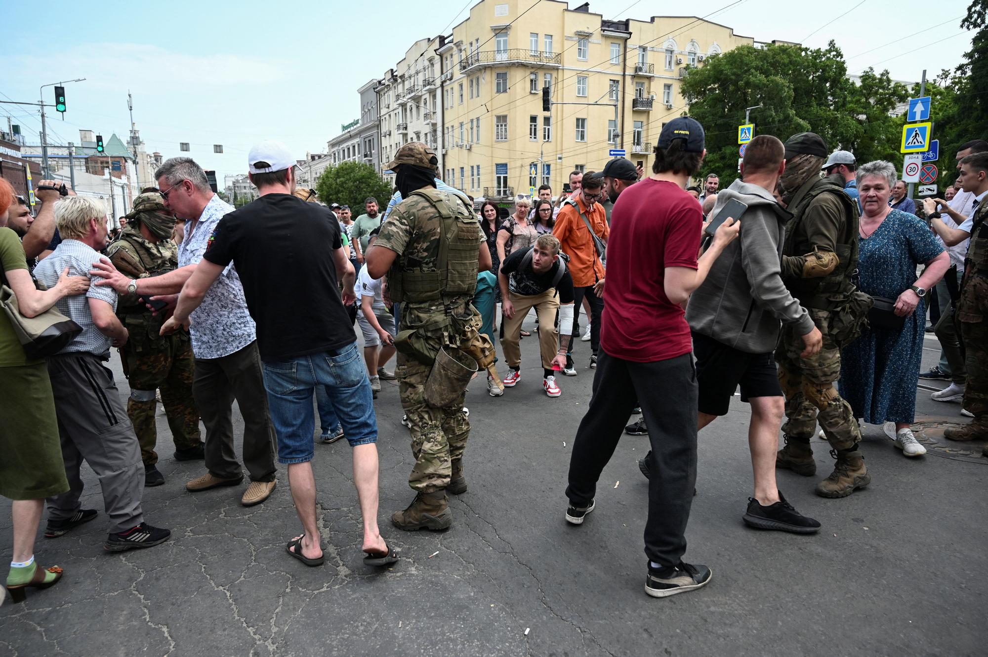 Wagner fighters deployed in Rostov-on-Don