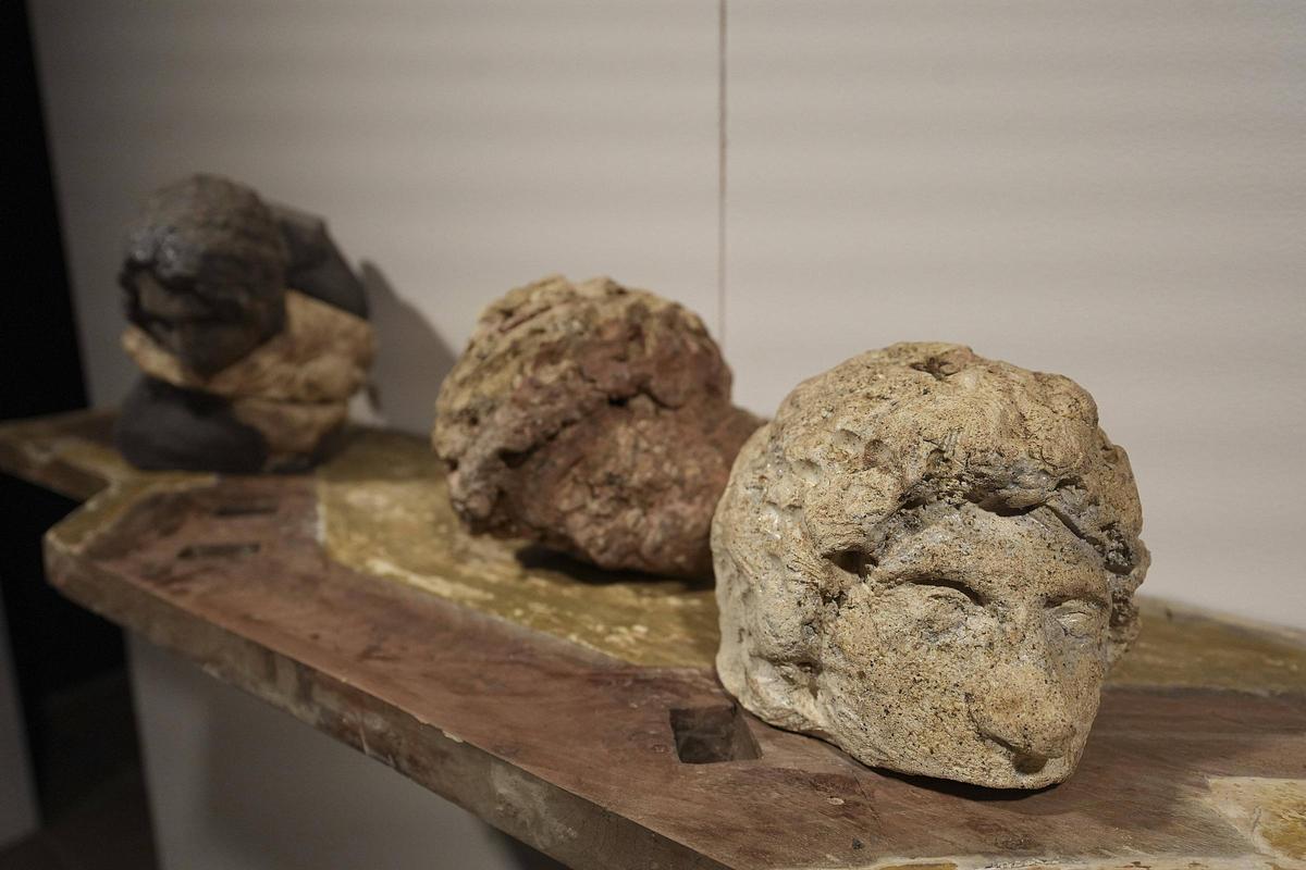 Una de les peces de la mostra "Mar de Terra/Terra de Fang" de Joan Mateu.