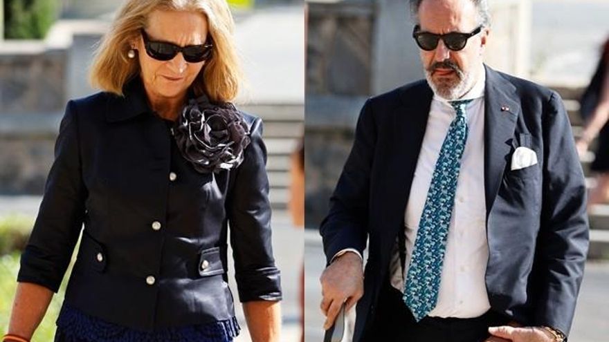 Encontronazo entre la Infanta Elena y Jaime de Marichalar en una boda tras 16 años separados