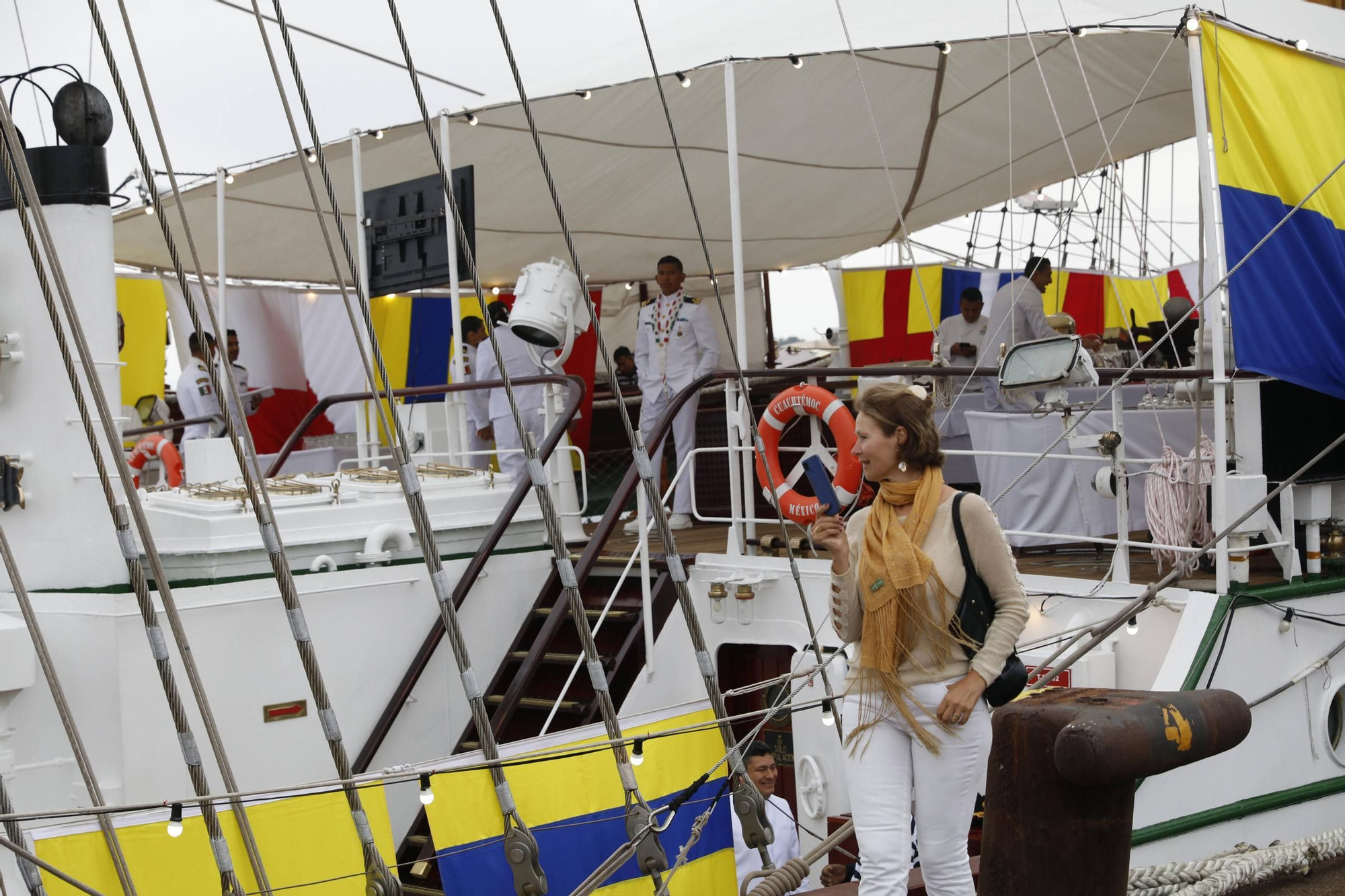 En imágenes: Así es el «Cuauhtémoc», el imponente barco de México que acaba de llegar a Gijón
