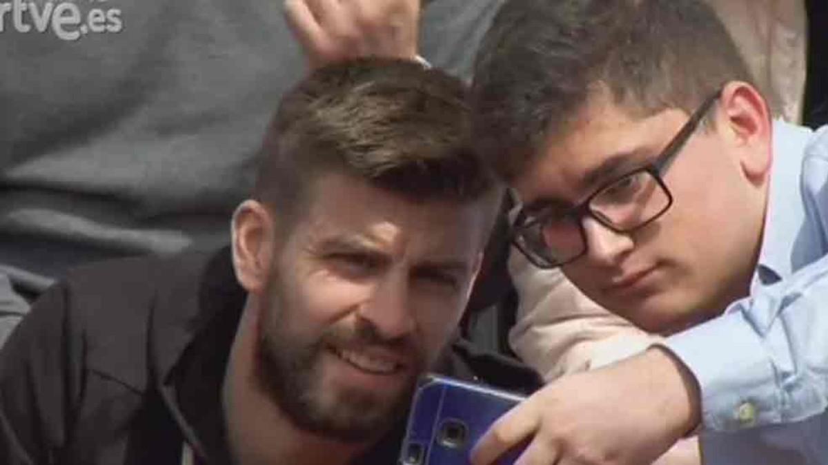 Piqué está en Valencia presenciando la Copa Davis