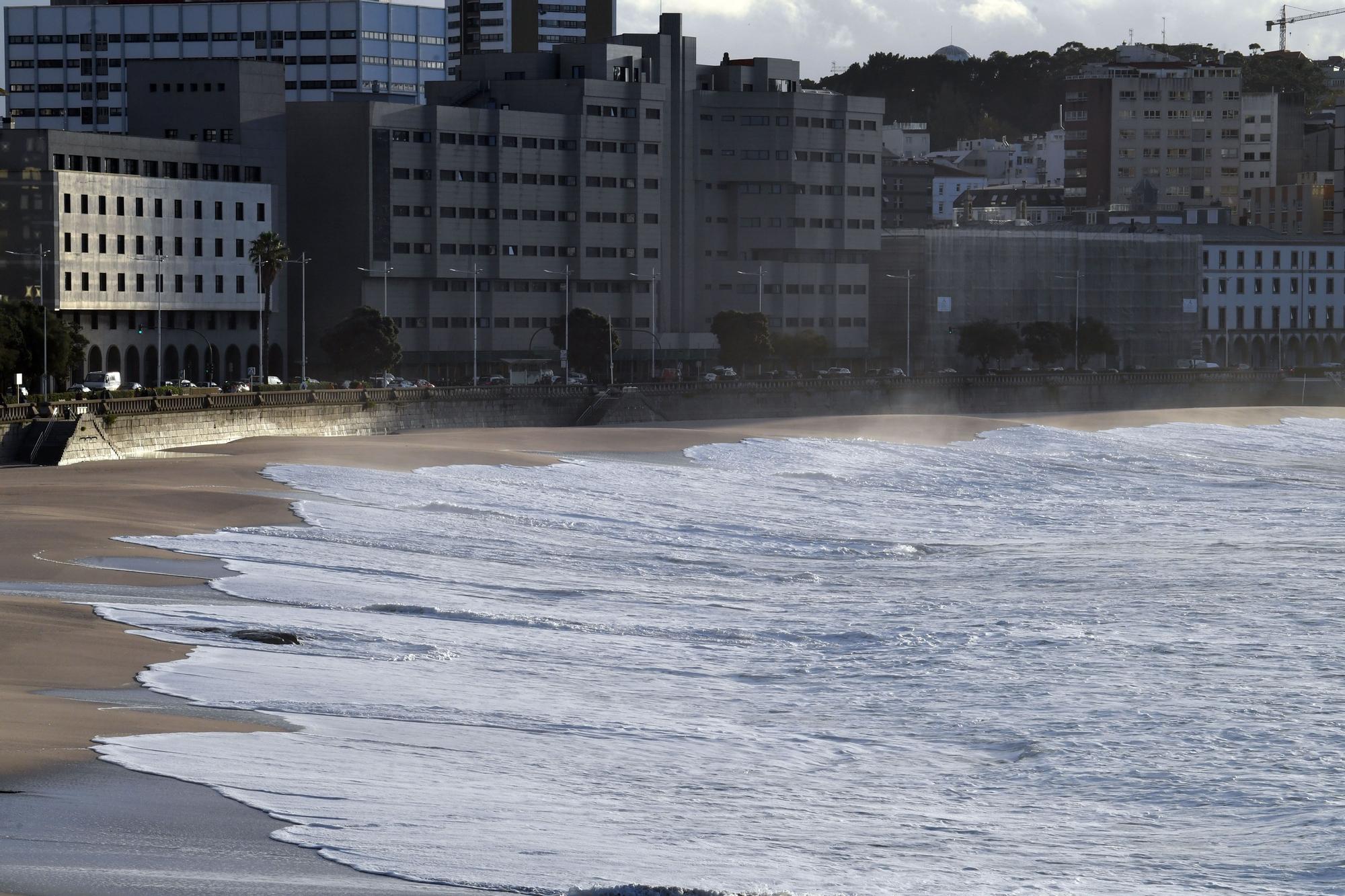 Alerta en A Coruña por fenómenos costeros