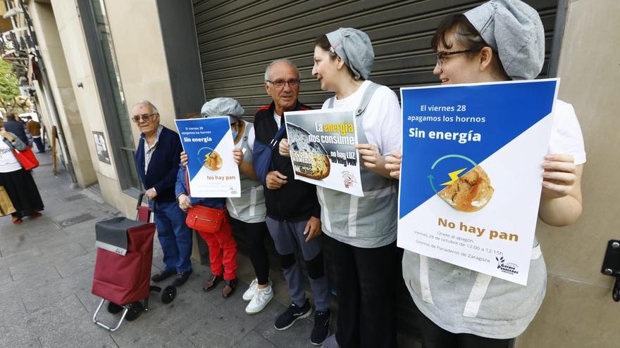 Las panaderías de Zaragoza apagan los hornos en protesta por la inflación