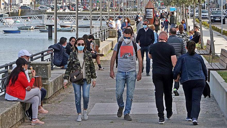 Gran animación en la tarde de ayer en Baiona.  | // MARTA G. BREA