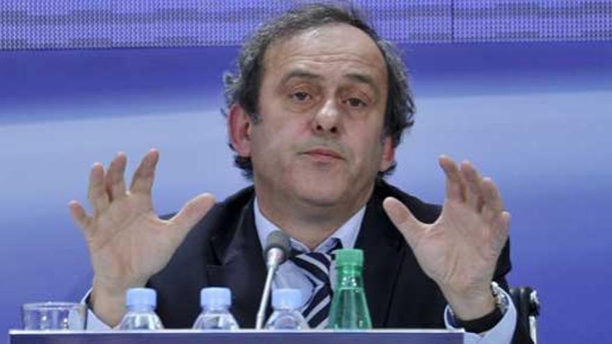 Michel Platini, presidente de la UEFA.