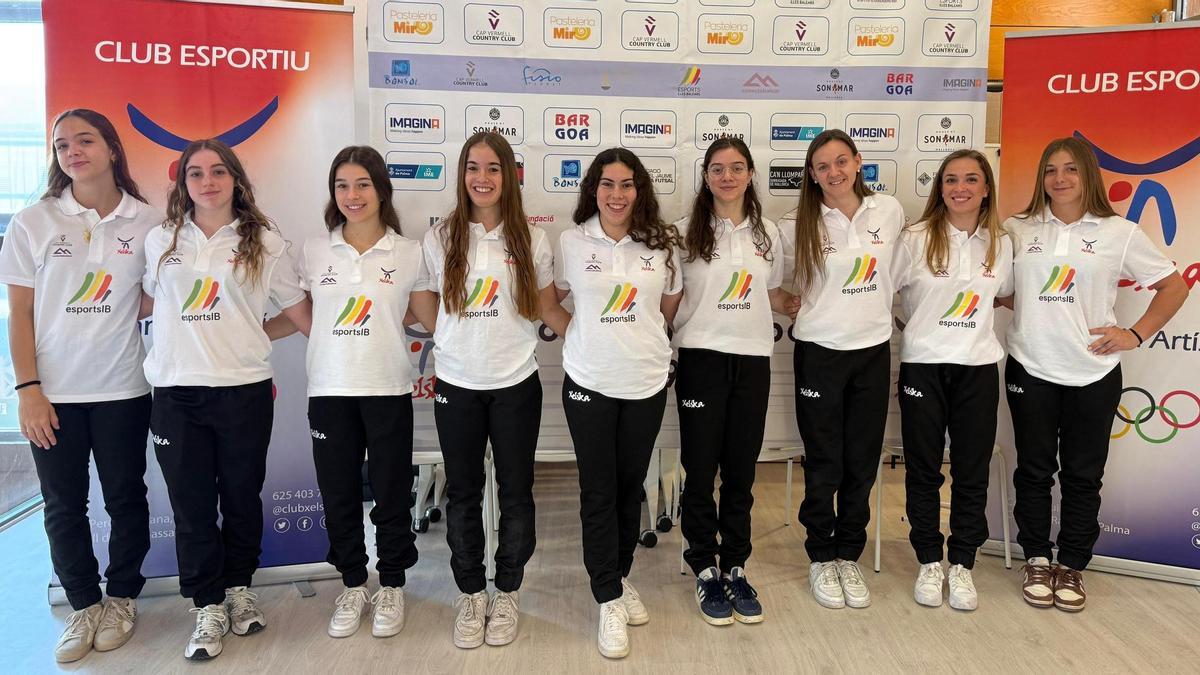 Las gimnastas del Xelska que competirán en la cita de Guadalajara de la Liga Iberdrola