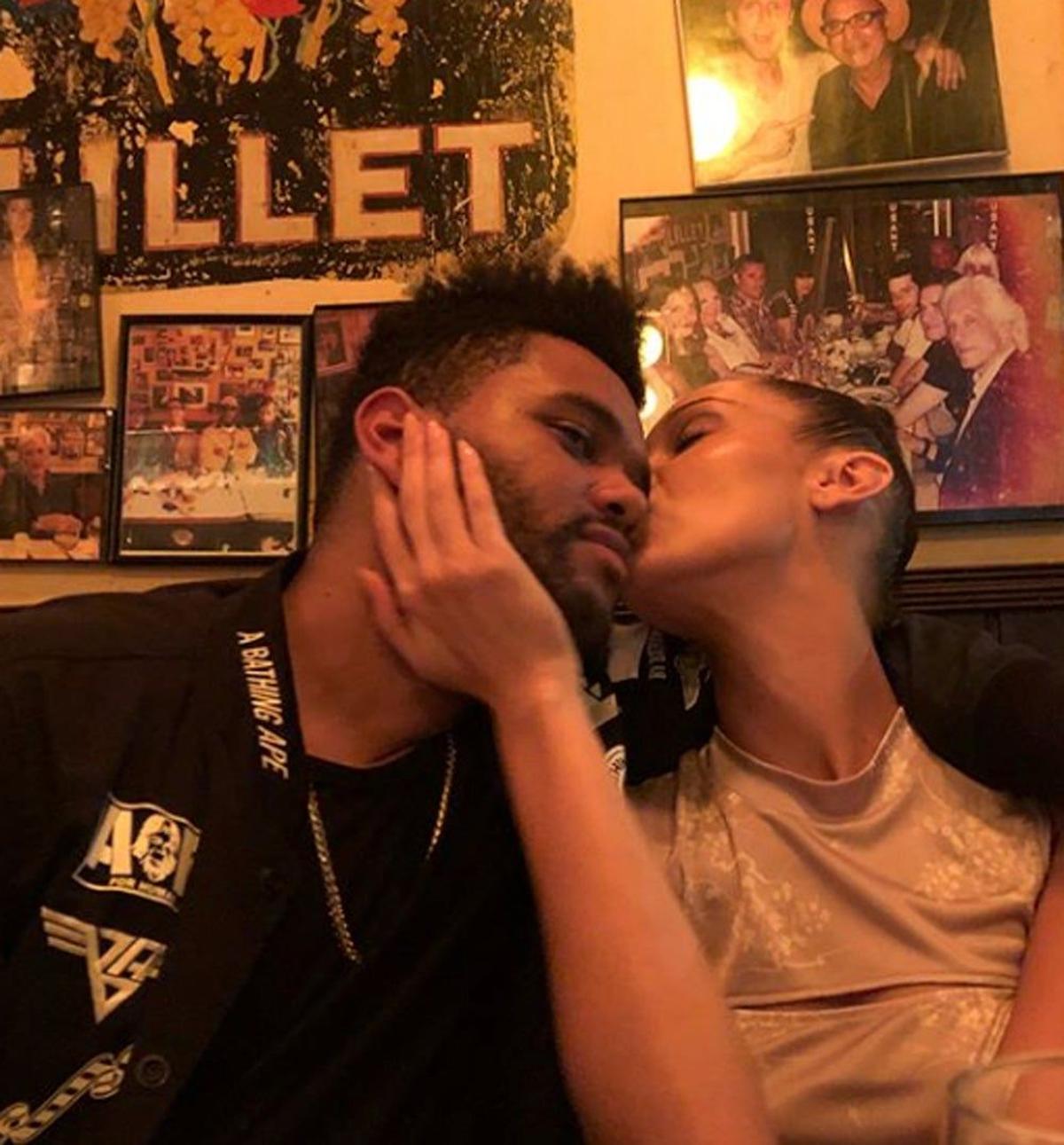 Bella Hadid y The Weeknd, bechito a bechito