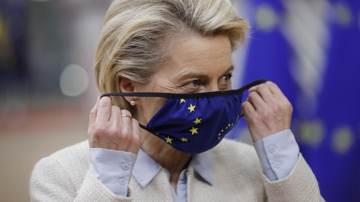 La presidenta de la Comisión Europea, Ursula Von Der Leyen.