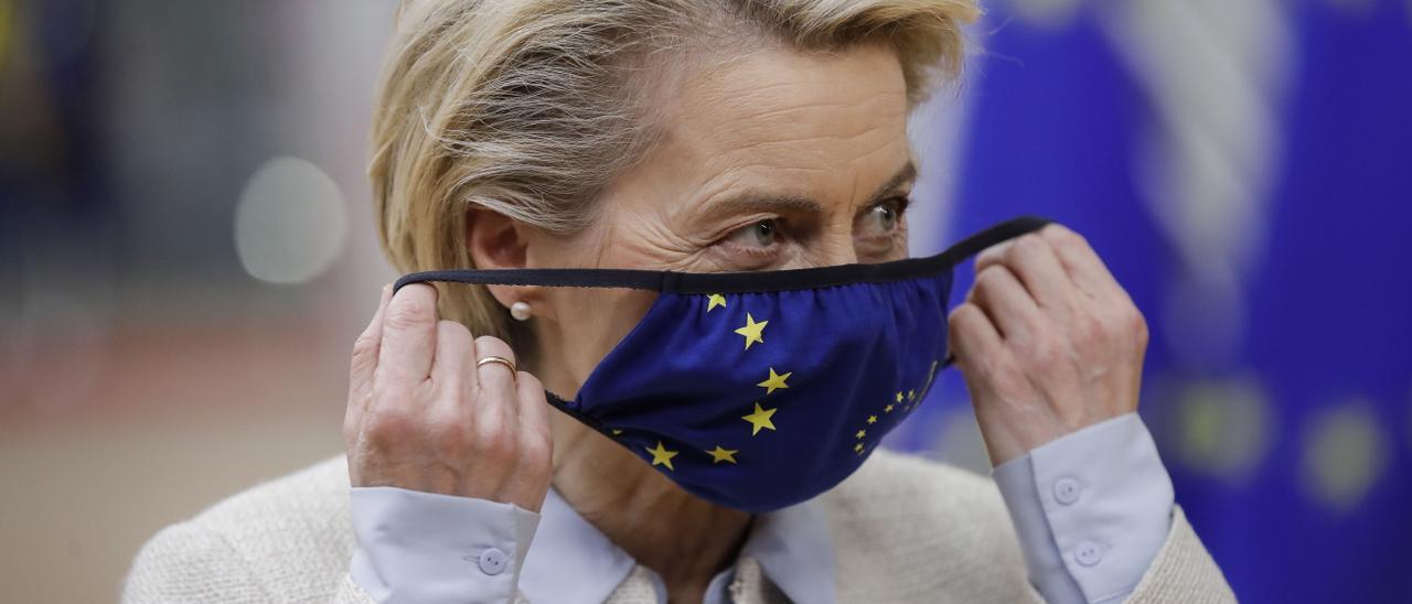 La presidenta de la Comisión Europea, Ursula Von Der Leyen