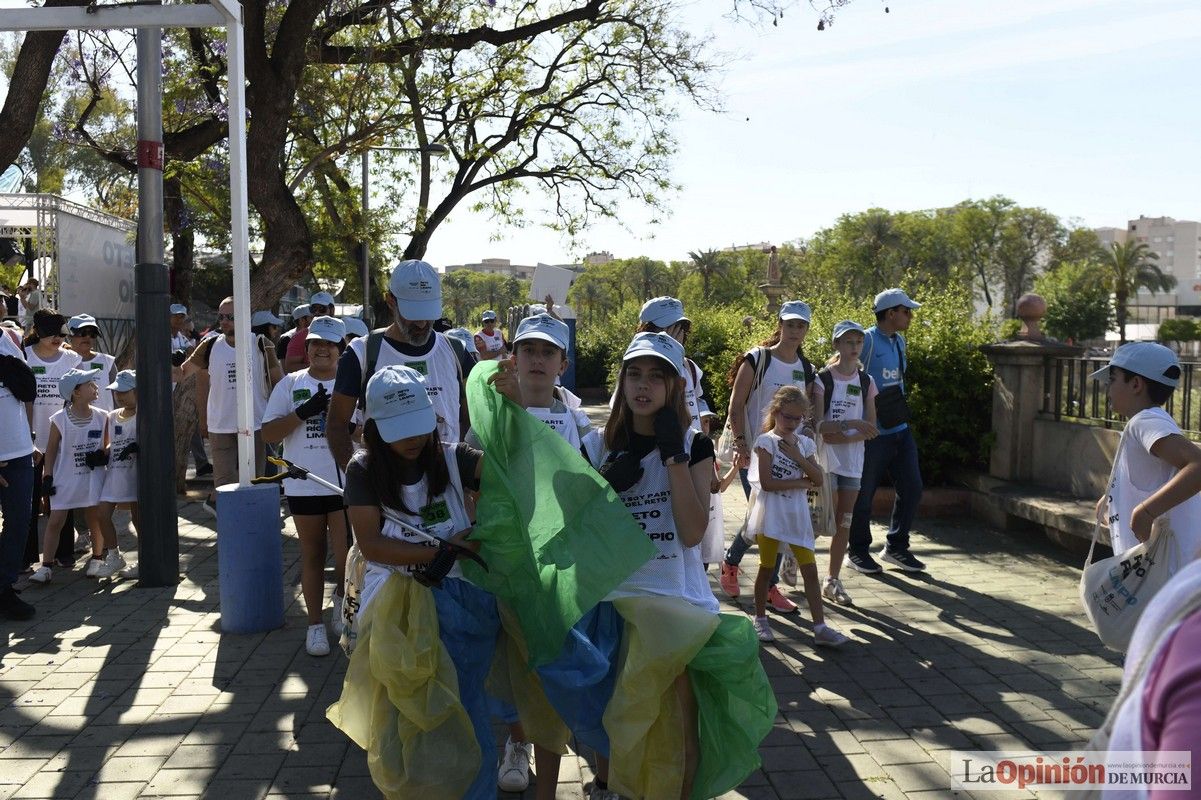 Todas las imágenes del reto de limpieza del río Segura en Murcia