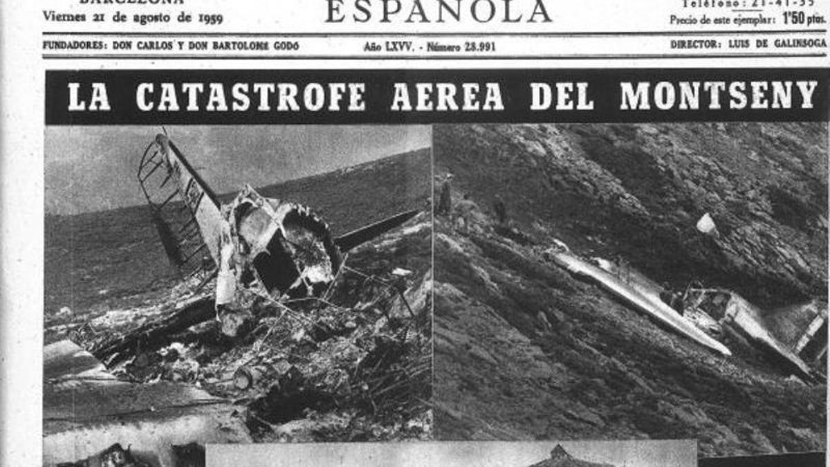 Portada del diari La Vanguàrdia del 21 d'agost recollint la tragèdia