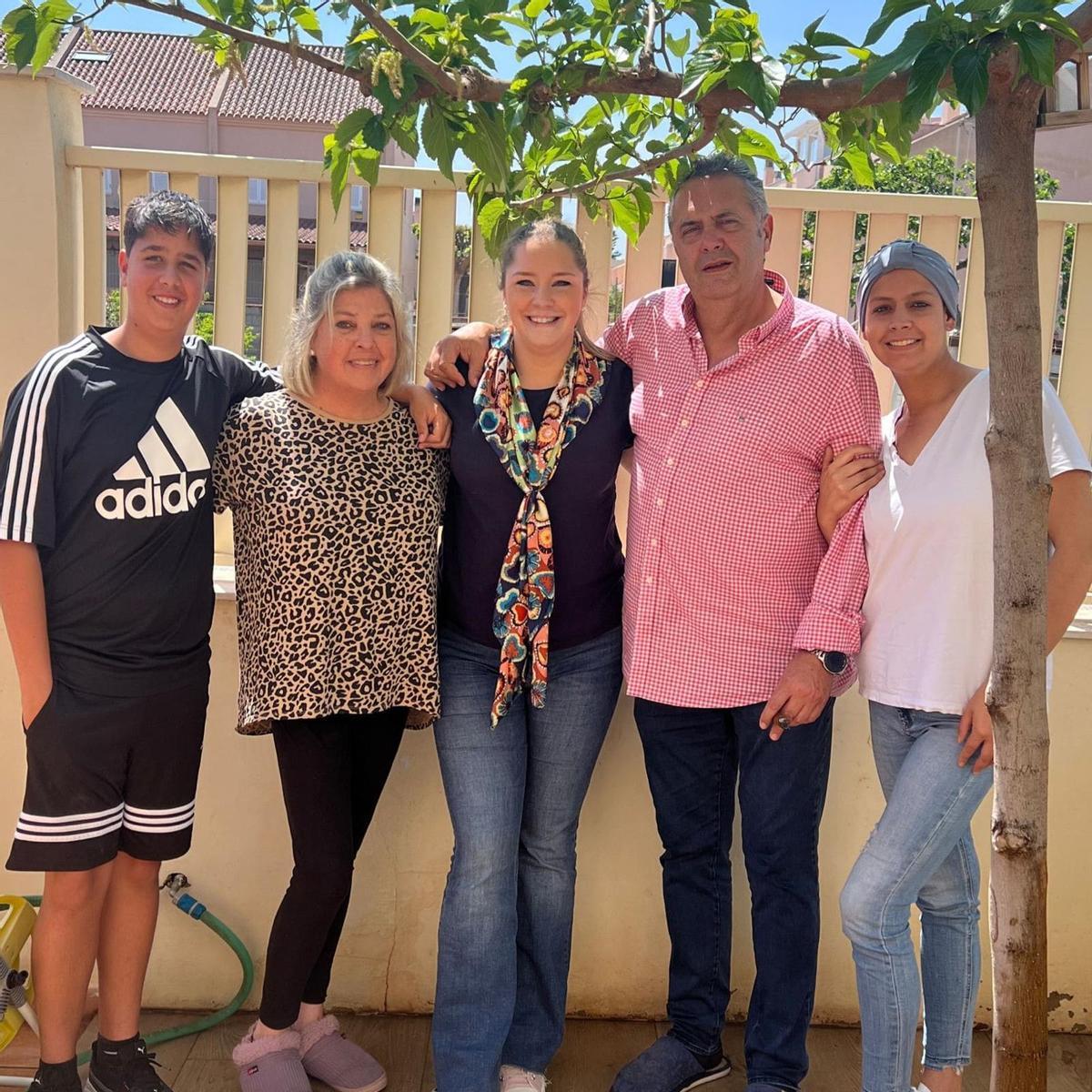 Paloma y su familia