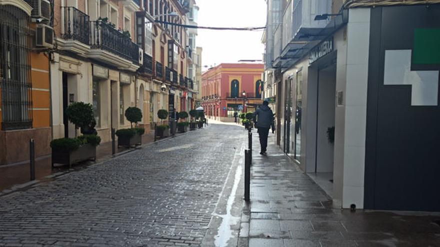 Calle de Lucena donde se produjo el suceso.