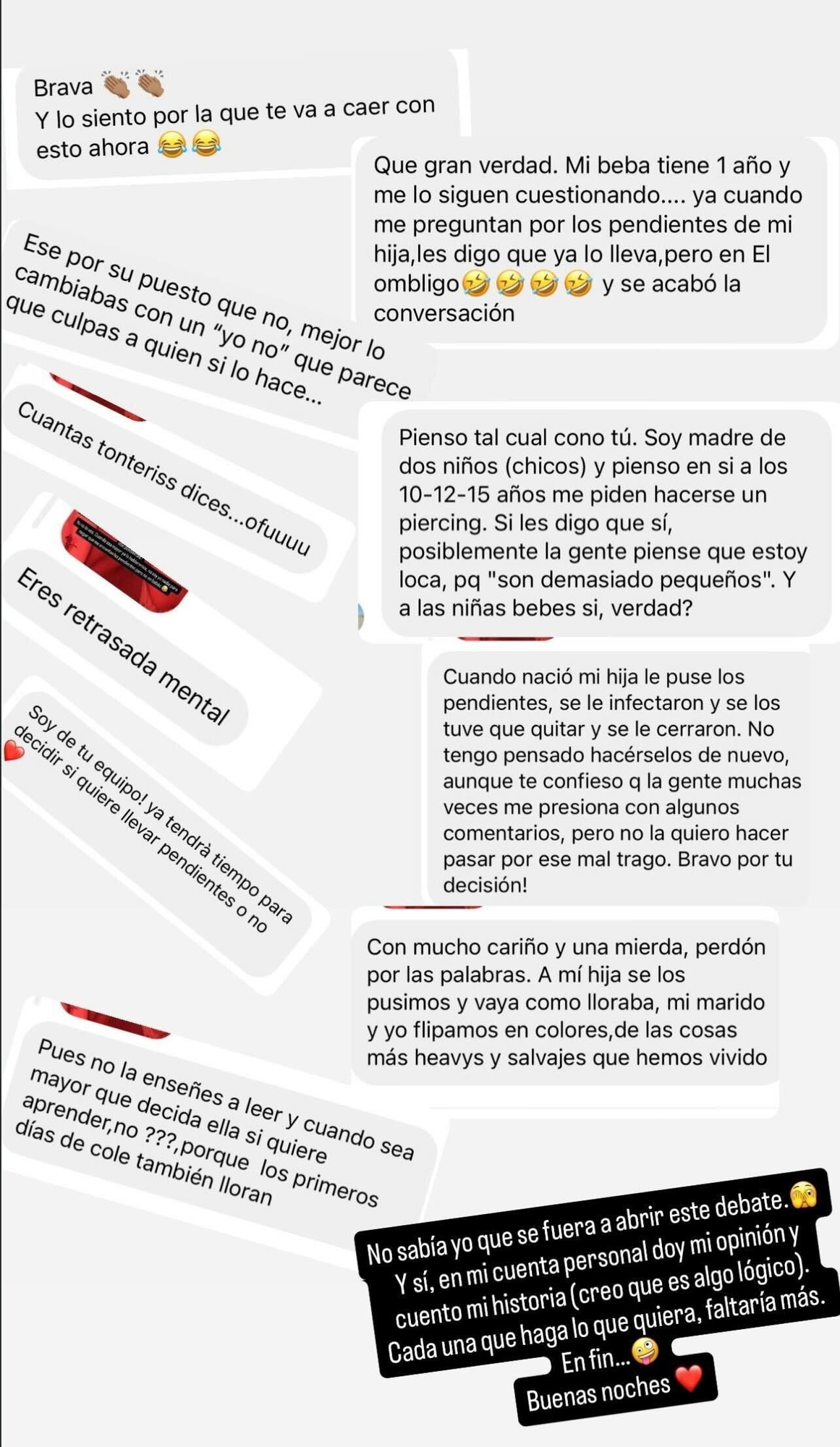 El debate que se ha generado en torno a la opinión de Pedroche sobre los pendientes