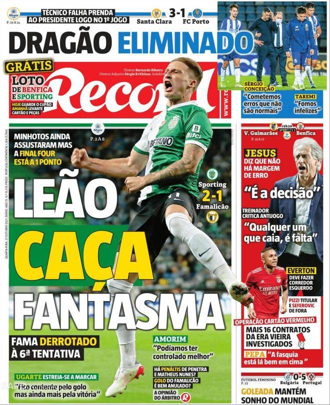 Las portadas de la prensa deportiva de hoy