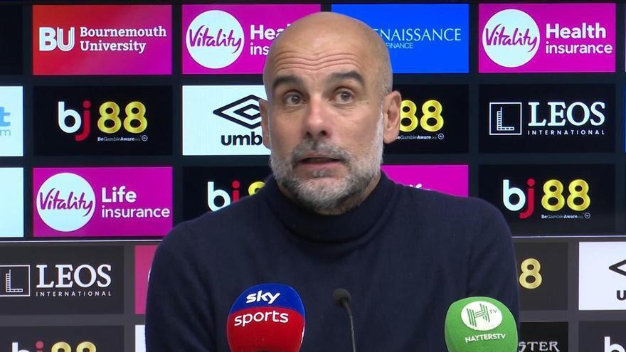 Guardiola, sobre su futuro: "Primero, debo hablar con mi presidente"