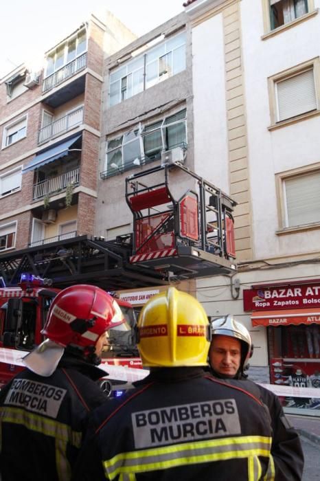 Derrumbe de una casa en Murcia