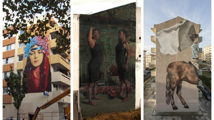 El Milestone Project convida tres dones artistes a pintar grans murals a Girona