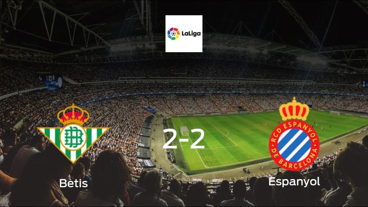 Stalemate at the Estadio Benito Villamarin, as Betis draw 2-2 with Espanyol