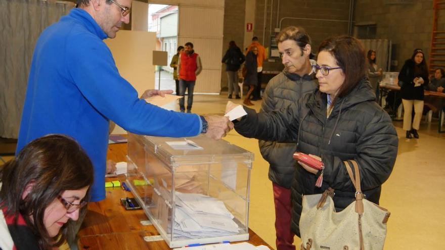 La votación en O Grove.