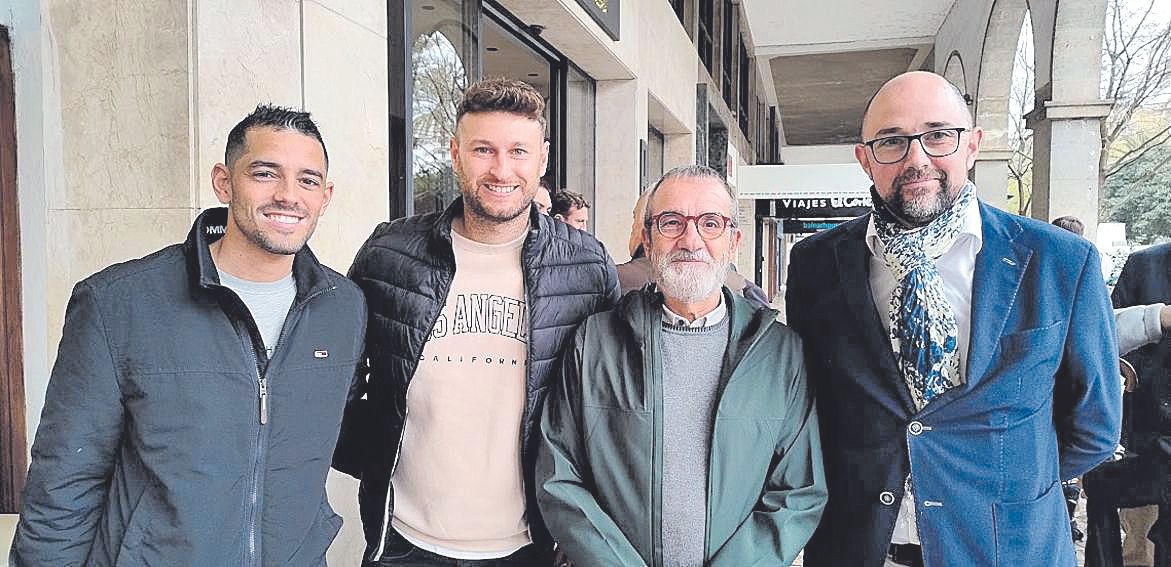 David López, Carlos Viñuela, Juan Pedro Yllanes y Pep Malagrava.