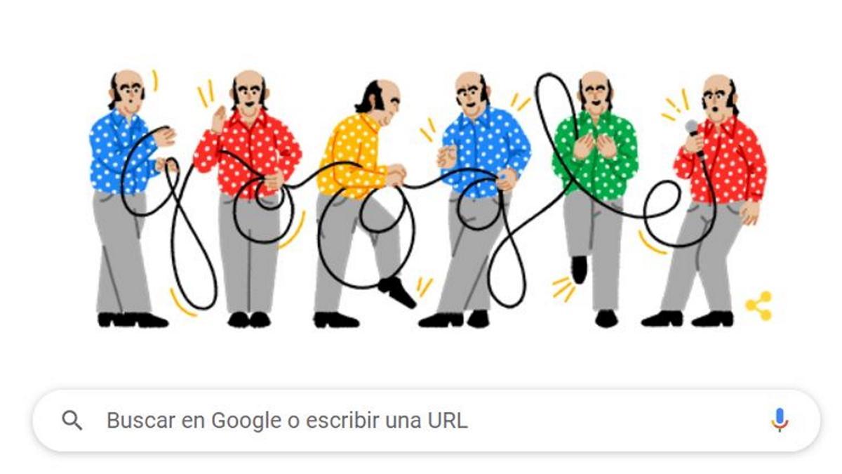 Chiquito de la Calzada protagoniza el Doodle de Google.