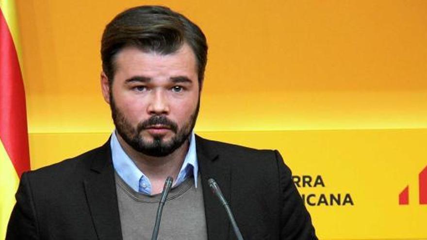 Gabriel Rufián creu que Obama, Merkel o Lagarde solucionaran el desgovern d&#039;Espanya