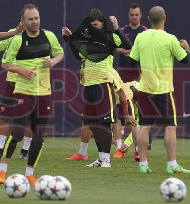 El Barça prepara el partido contra el PSG casi al completo