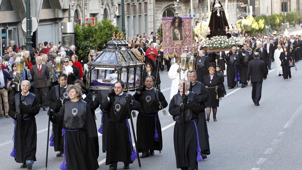 La procesión del Santo Entierro de 2019.